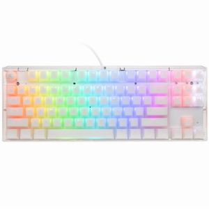 Ducky One 3 Aura White TKL Gaming Keyboard, RGB LED - Kailh Jellyfish Y (US)